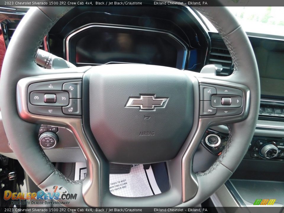 2023 Chevrolet Silverado 1500 ZR2 Crew Cab 4x4 Steering Wheel Photo #25