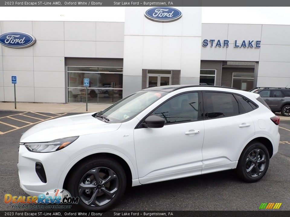 2023 Ford Escape ST-Line AWD Oxford White / Ebony Photo #1