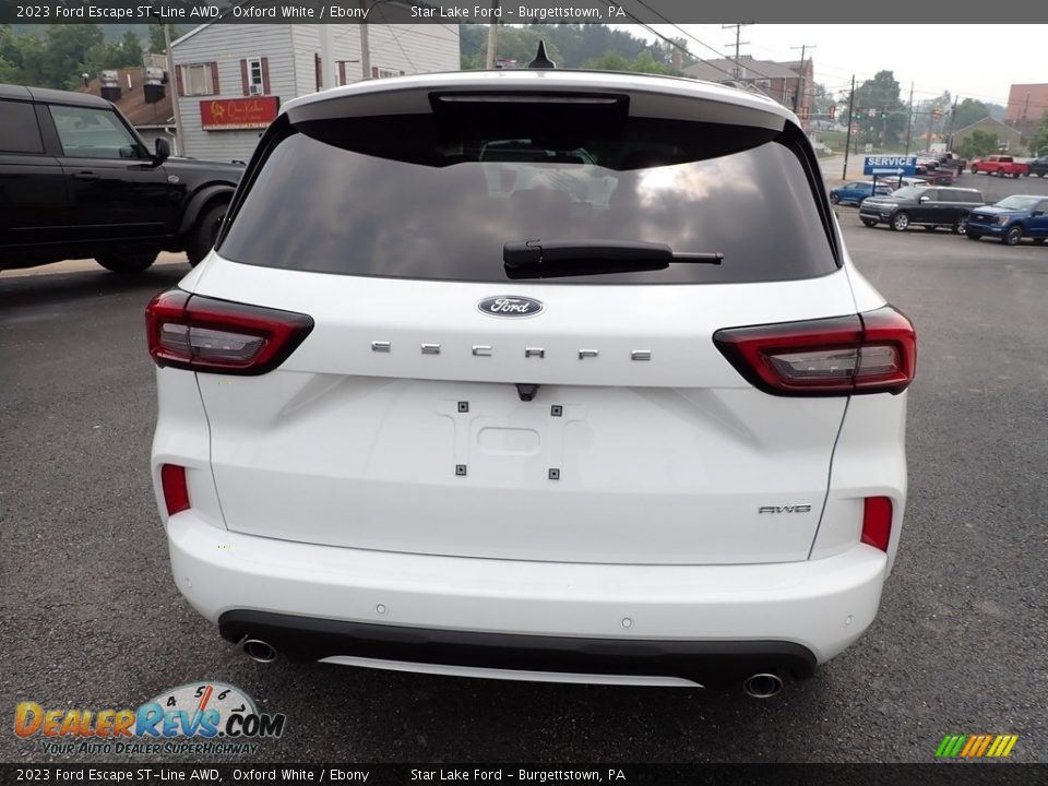 2023 Ford Escape ST-Line AWD Oxford White / Ebony Photo #4