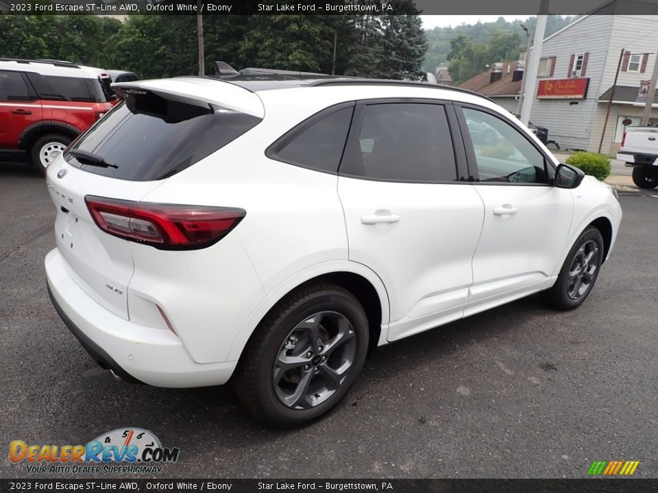 2023 Ford Escape ST-Line AWD Oxford White / Ebony Photo #5