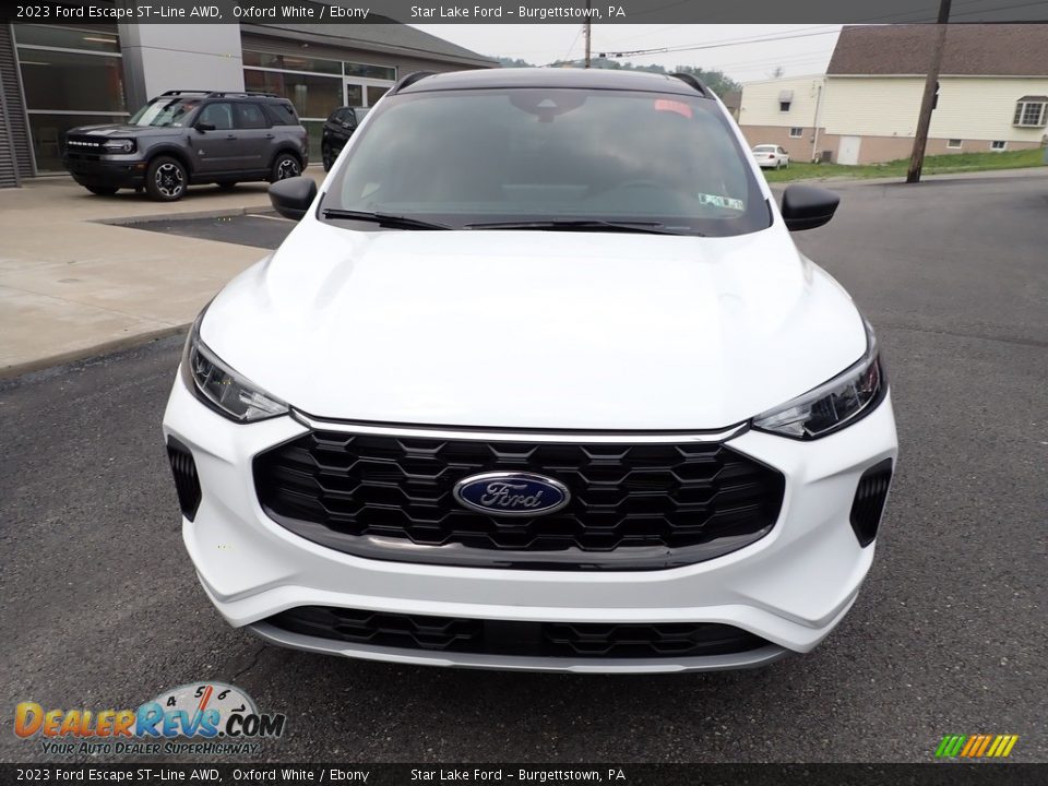 Oxford White 2023 Ford Escape ST-Line AWD Photo #8