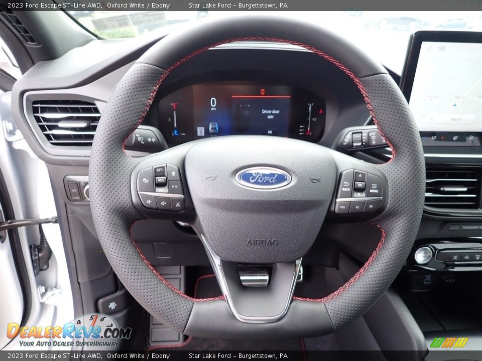 2023 Ford Escape ST-Line AWD Steering Wheel Photo #19