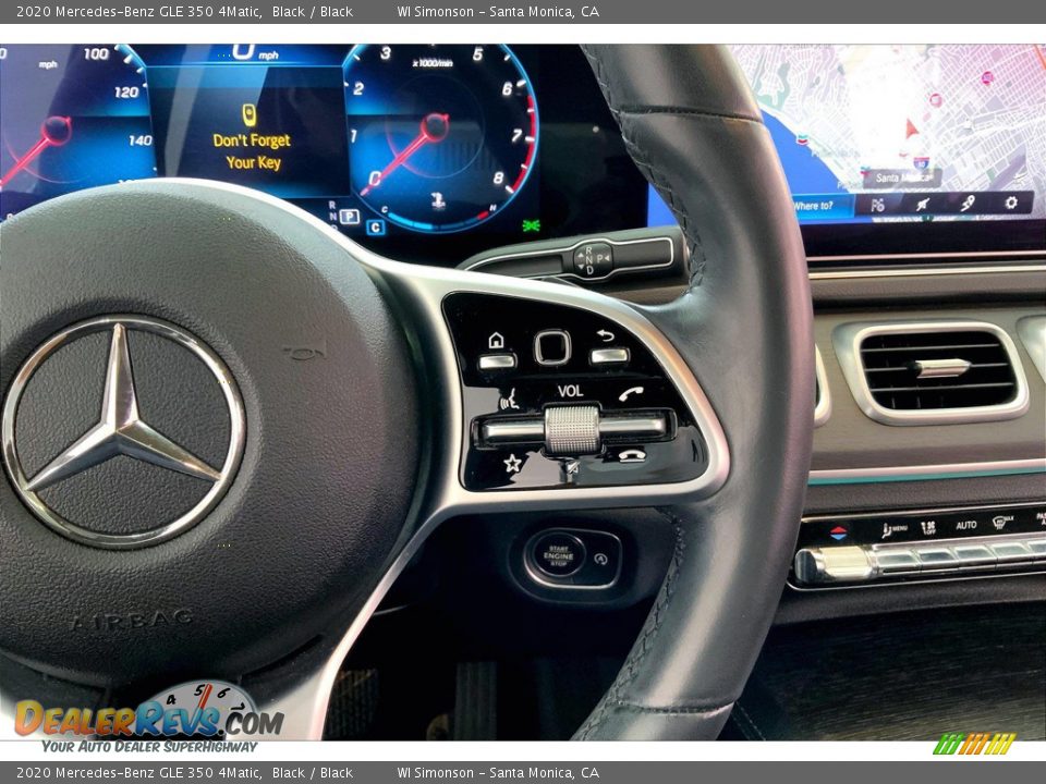 2020 Mercedes-Benz GLE 350 4Matic Black / Black Photo #22