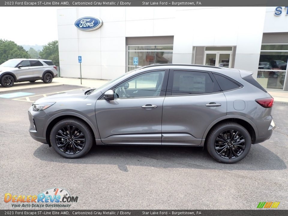 Carbonized Gray Metallic 2023 Ford Escape ST-Line Elite AWD Photo #2