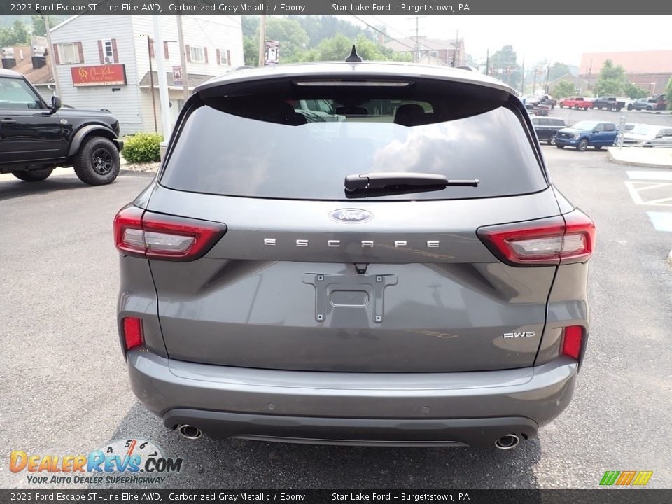 2023 Ford Escape ST-Line Elite AWD Carbonized Gray Metallic / Ebony Photo #4