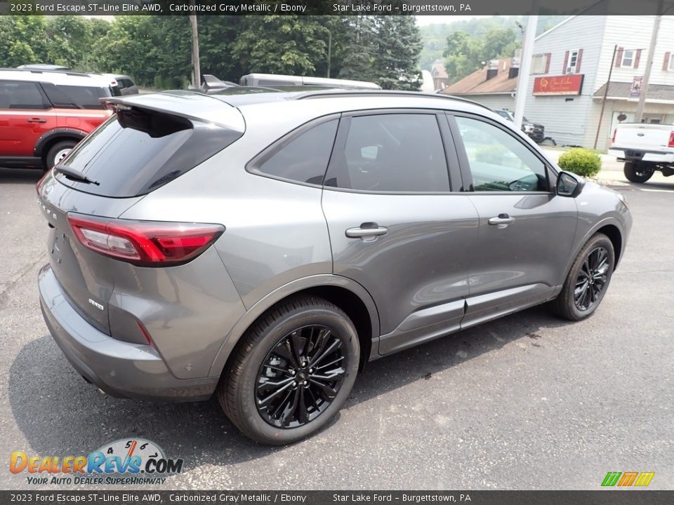 2023 Ford Escape ST-Line Elite AWD Carbonized Gray Metallic / Ebony Photo #5