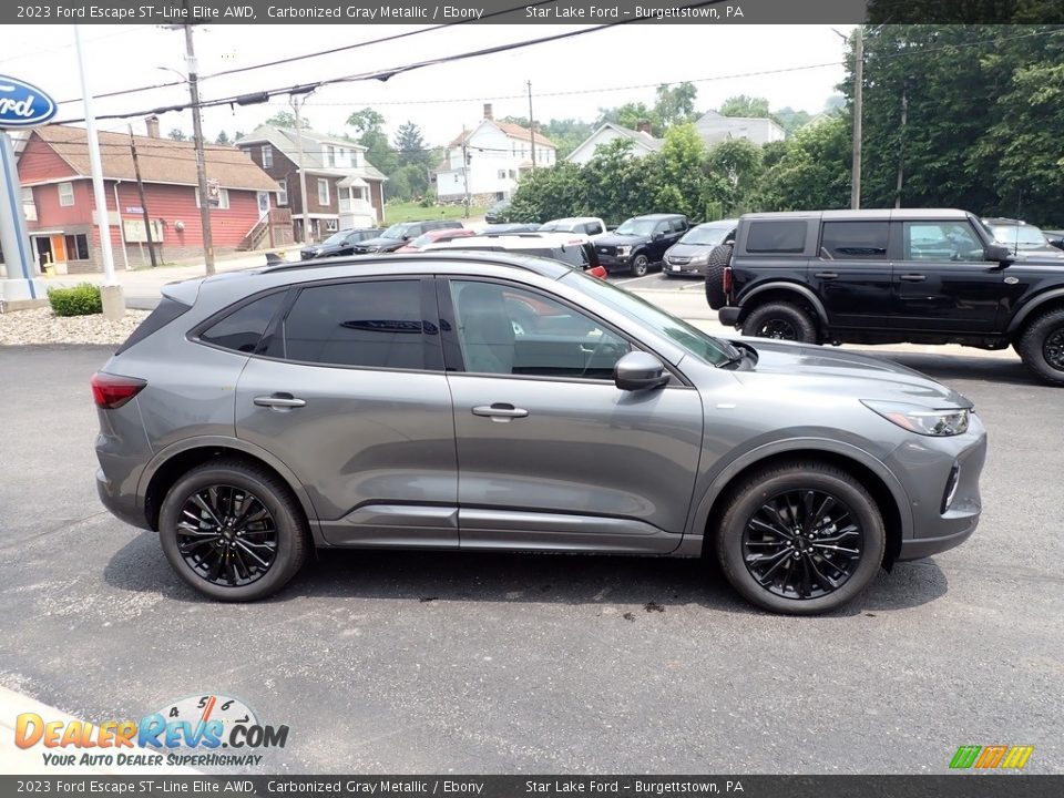 Carbonized Gray Metallic 2023 Ford Escape ST-Line Elite AWD Photo #6