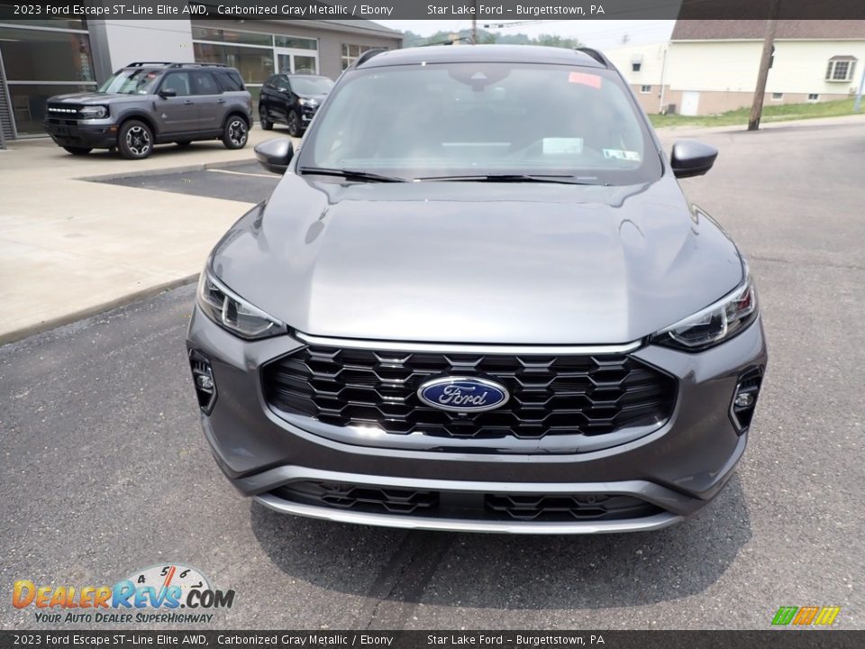 2023 Ford Escape ST-Line Elite AWD Carbonized Gray Metallic / Ebony Photo #8