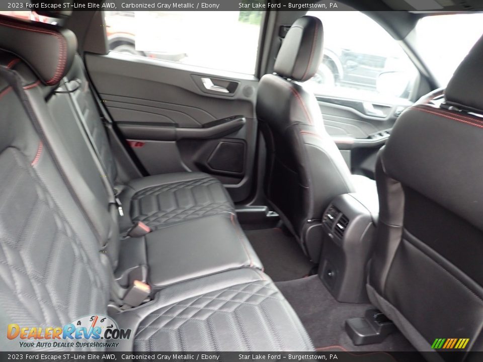 Rear Seat of 2023 Ford Escape ST-Line Elite AWD Photo #10