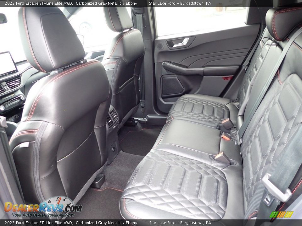 Rear Seat of 2023 Ford Escape ST-Line Elite AWD Photo #11
