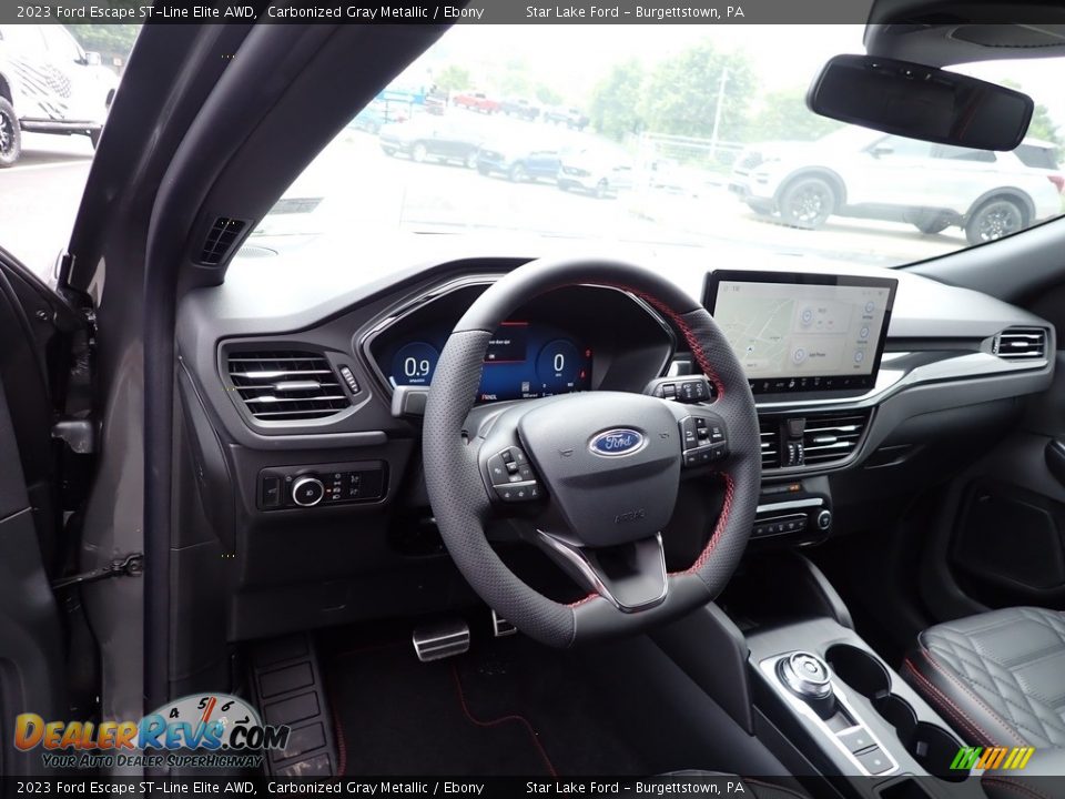 Dashboard of 2023 Ford Escape ST-Line Elite AWD Photo #12