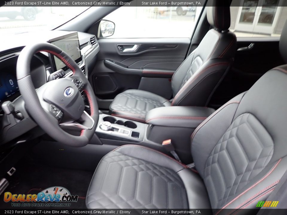 Ebony Interior - 2023 Ford Escape ST-Line Elite AWD Photo #13