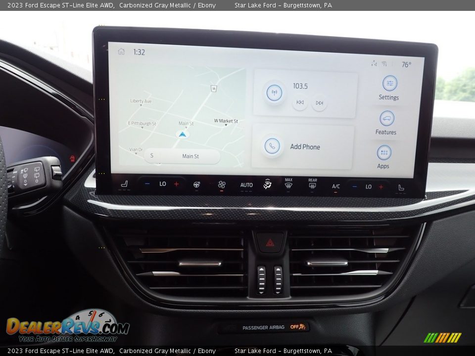 Controls of 2023 Ford Escape ST-Line Elite AWD Photo #16