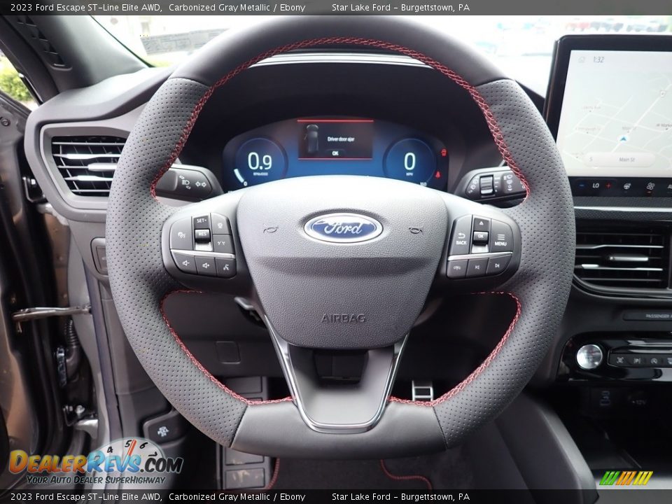 2023 Ford Escape ST-Line Elite AWD Steering Wheel Photo #19