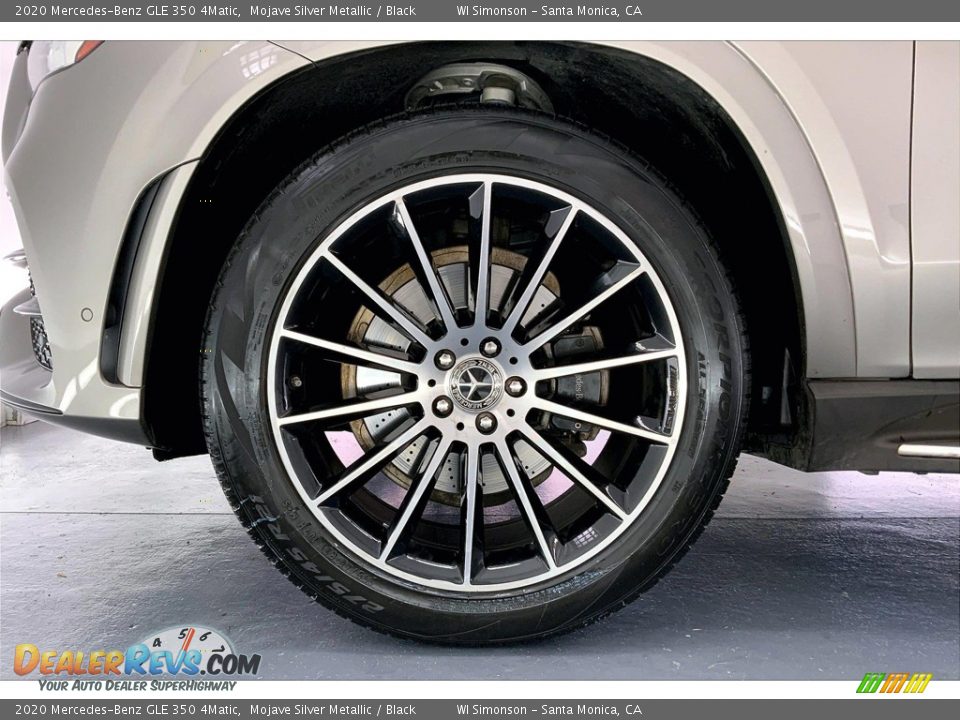 2020 Mercedes-Benz GLE 350 4Matic Mojave Silver Metallic / Black Photo #8