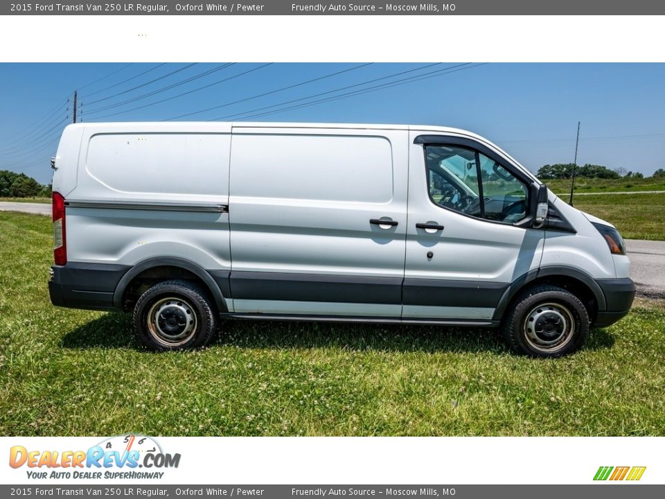 2015 Ford Transit Van 250 LR Regular Oxford White / Pewter Photo #6