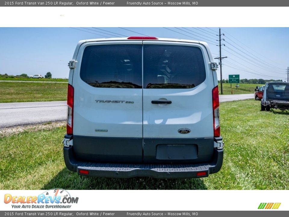 2015 Ford Transit Van 250 LR Regular Oxford White / Pewter Photo #8