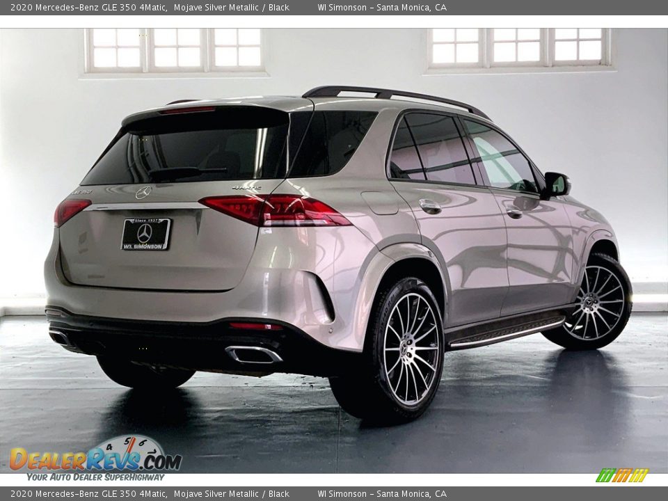2020 Mercedes-Benz GLE 350 4Matic Mojave Silver Metallic / Black Photo #13