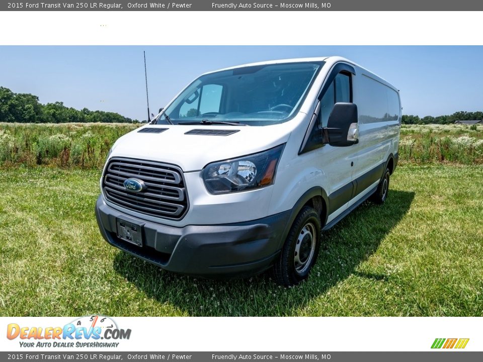 2015 Ford Transit Van 250 LR Regular Oxford White / Pewter Photo #11