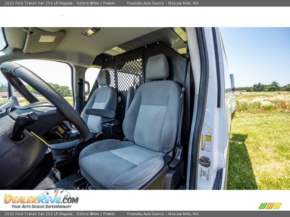 2015 Ford Transit Van 250 LR Regular Oxford White / Pewter Photo #21