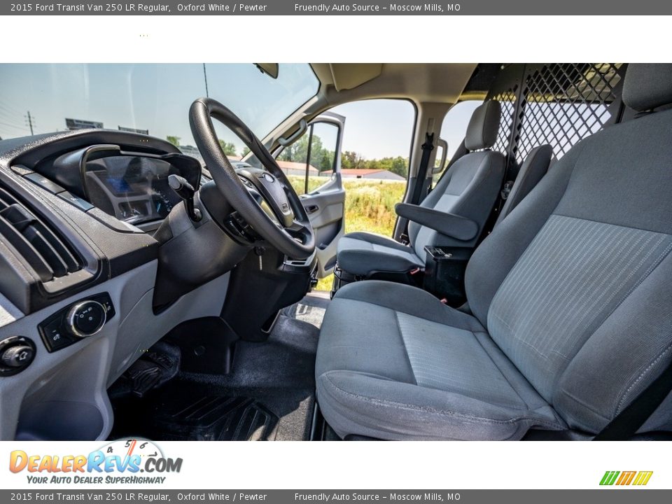 2015 Ford Transit Van 250 LR Regular Oxford White / Pewter Photo #22