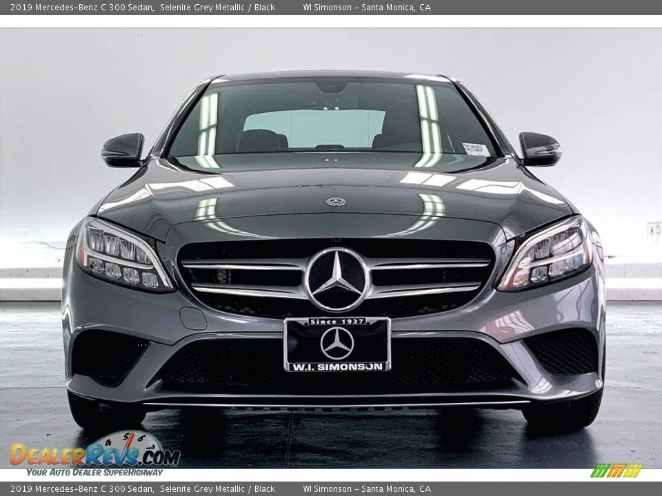 2019 Mercedes-Benz C 300 Sedan Selenite Grey Metallic / Black Photo #2