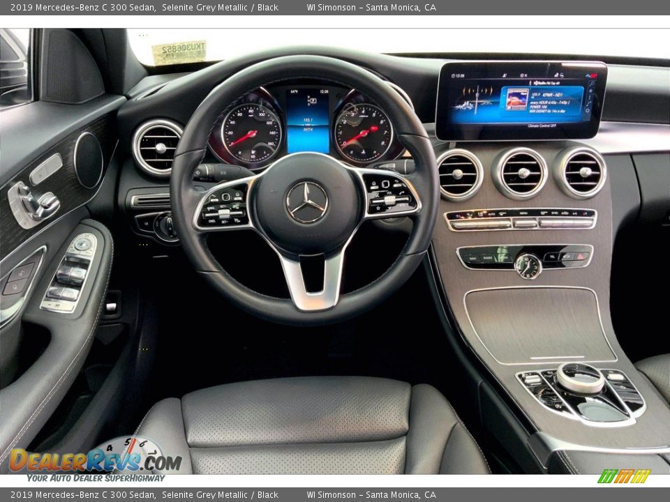 2019 Mercedes-Benz C 300 Sedan Selenite Grey Metallic / Black Photo #4