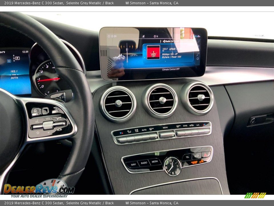 2019 Mercedes-Benz C 300 Sedan Selenite Grey Metallic / Black Photo #5