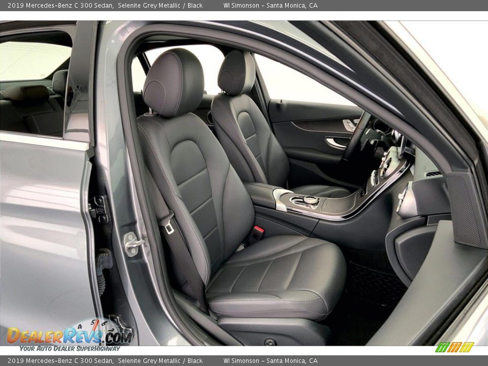2019 Mercedes-Benz C 300 Sedan Selenite Grey Metallic / Black Photo #6