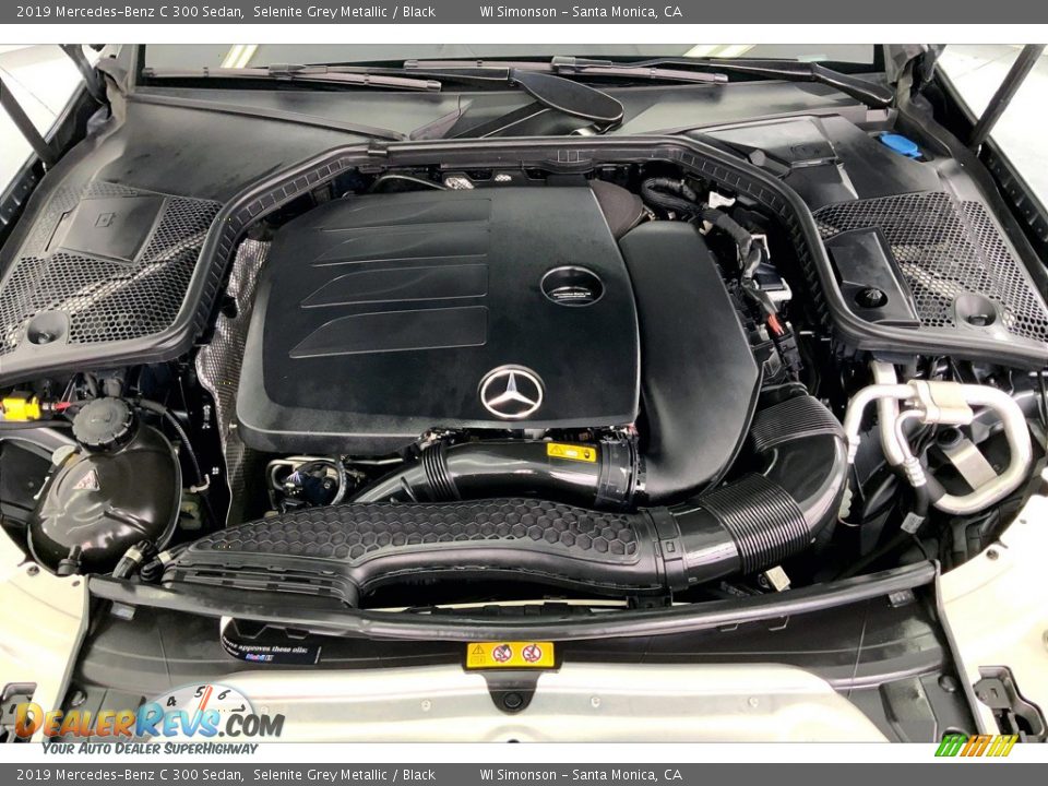 2019 Mercedes-Benz C 300 Sedan Selenite Grey Metallic / Black Photo #9
