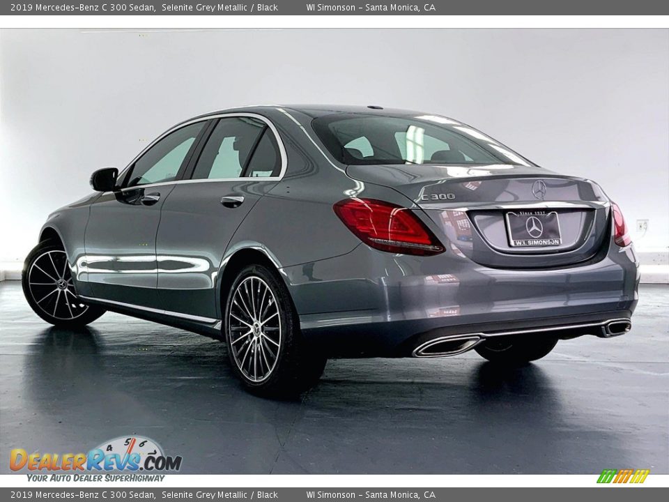 2019 Mercedes-Benz C 300 Sedan Selenite Grey Metallic / Black Photo #10
