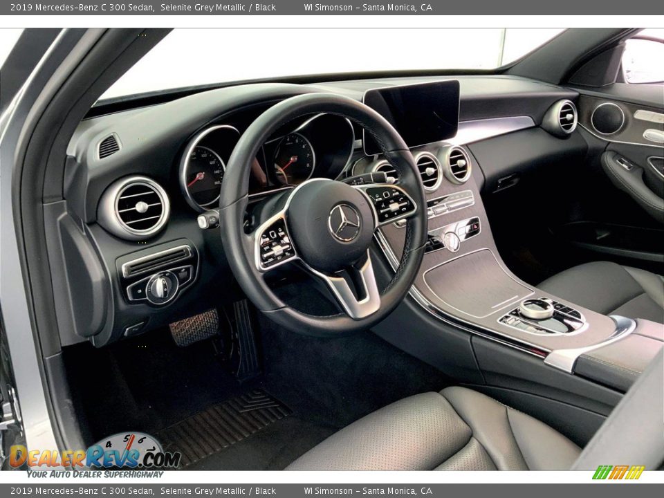 2019 Mercedes-Benz C 300 Sedan Selenite Grey Metallic / Black Photo #14