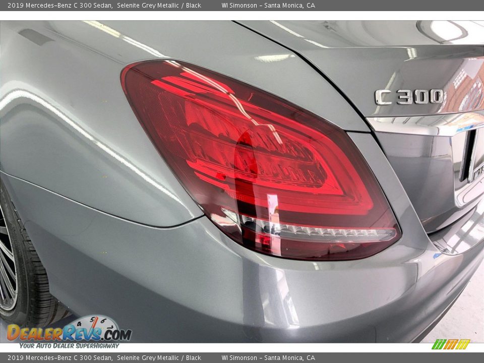 2019 Mercedes-Benz C 300 Sedan Selenite Grey Metallic / Black Photo #29
