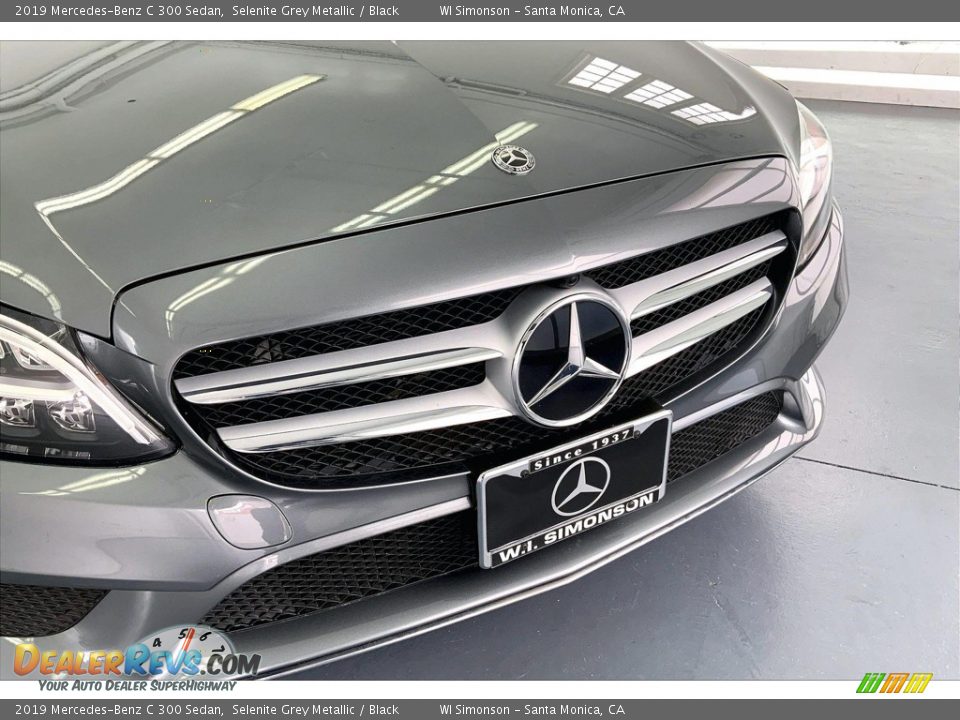 2019 Mercedes-Benz C 300 Sedan Selenite Grey Metallic / Black Photo #30