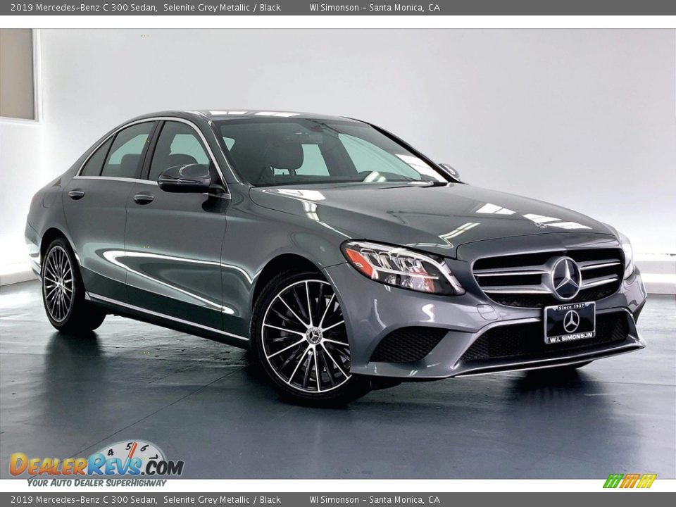 2019 Mercedes-Benz C 300 Sedan Selenite Grey Metallic / Black Photo #34