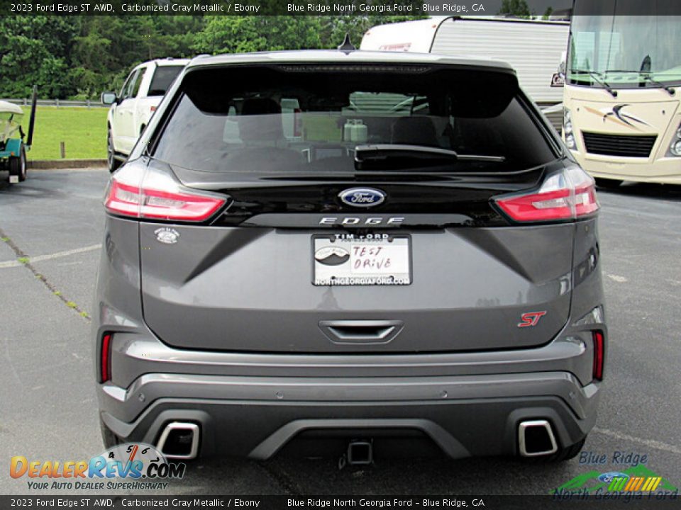 2023 Ford Edge ST AWD Carbonized Gray Metallic / Ebony Photo #4