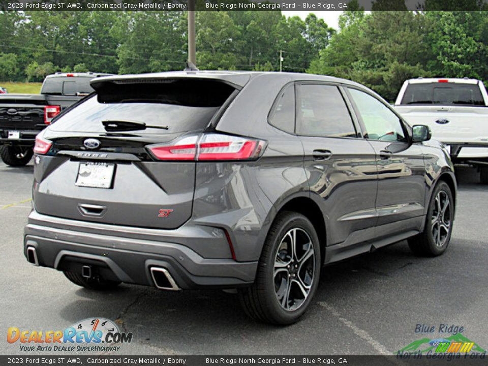 2023 Ford Edge ST AWD Carbonized Gray Metallic / Ebony Photo #5