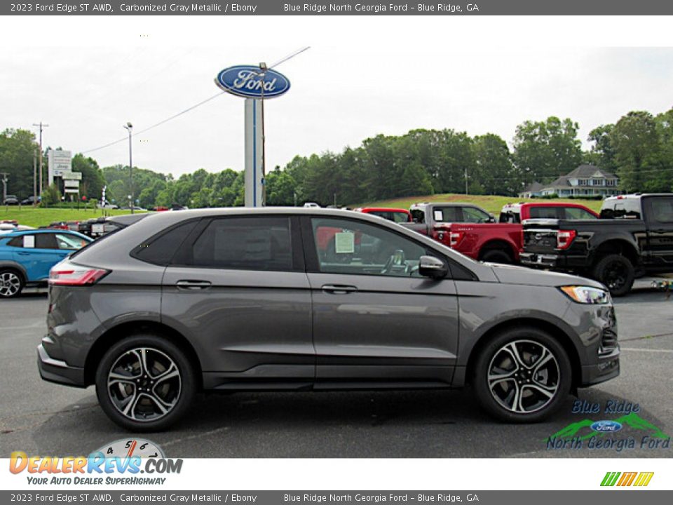 2023 Ford Edge ST AWD Carbonized Gray Metallic / Ebony Photo #6