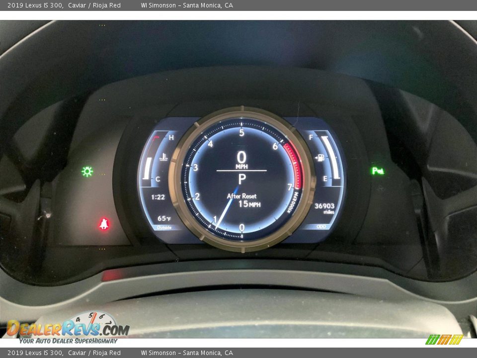 2019 Lexus IS 300 Gauges Photo #23