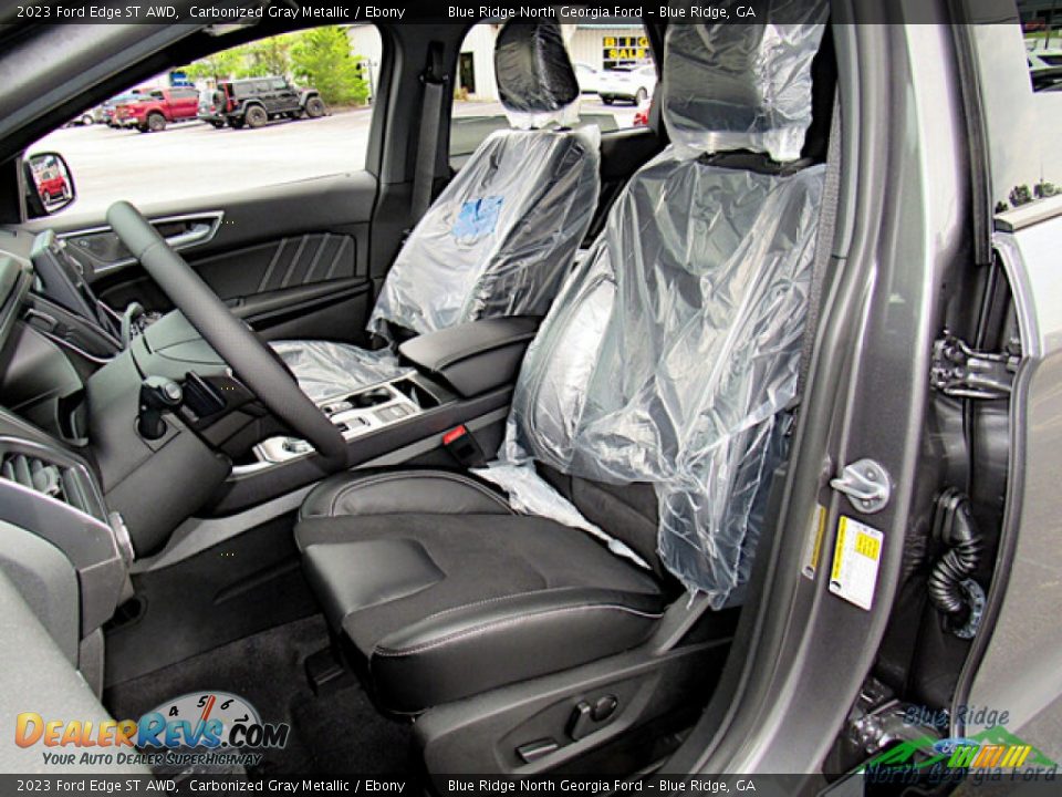 2023 Ford Edge ST AWD Carbonized Gray Metallic / Ebony Photo #11