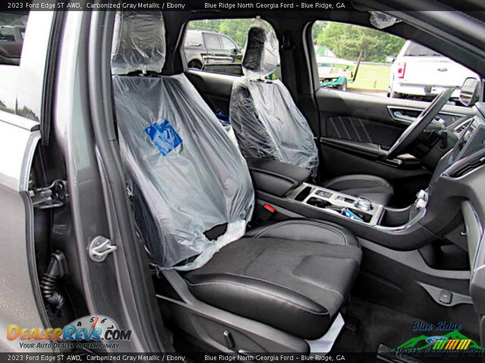 2023 Ford Edge ST AWD Carbonized Gray Metallic / Ebony Photo #12