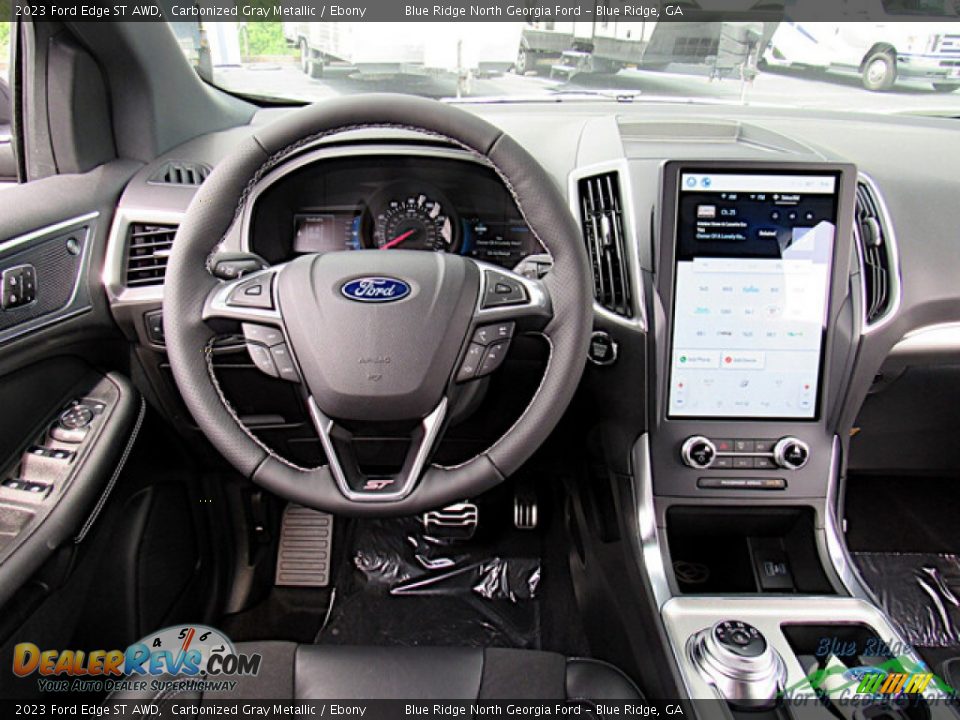 2023 Ford Edge ST AWD Carbonized Gray Metallic / Ebony Photo #15