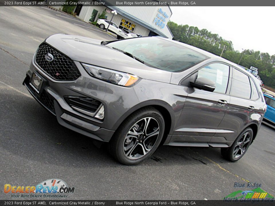 2023 Ford Edge ST AWD Carbonized Gray Metallic / Ebony Photo #23