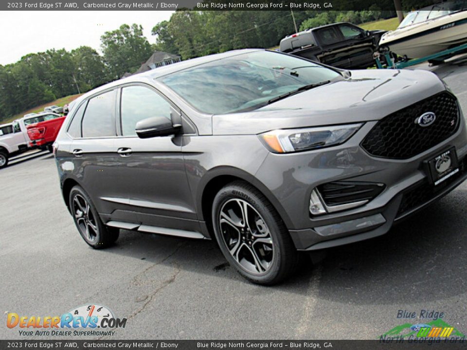 2023 Ford Edge ST AWD Carbonized Gray Metallic / Ebony Photo #24