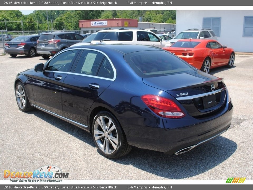 2016 Mercedes-Benz C 300 Sedan Lunar Blue Metallic / Silk Beige/Black Photo #3