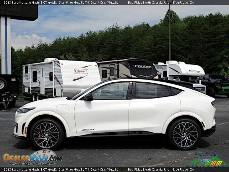 Star White Metallic Tri-Coat 2023 Ford Mustang Mach-E GT eAWD Photo #2