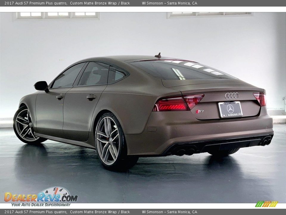 Custom Matte Bronze Wrap 2017 Audi S7 Premium Plus quattro Photo #10