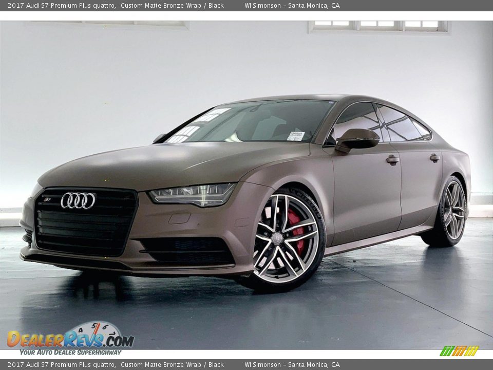 Custom Matte Bronze Wrap 2017 Audi S7 Premium Plus quattro Photo #12