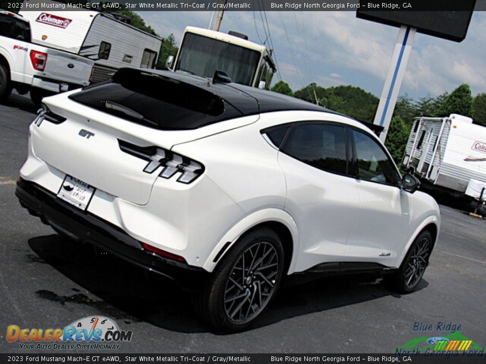 2023 Ford Mustang Mach-E GT eAWD Star White Metallic Tri-Coat / Gray/Metallic Photo #26