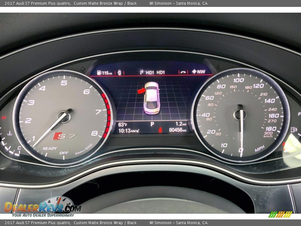 2017 Audi S7 Premium Plus quattro Gauges Photo #23